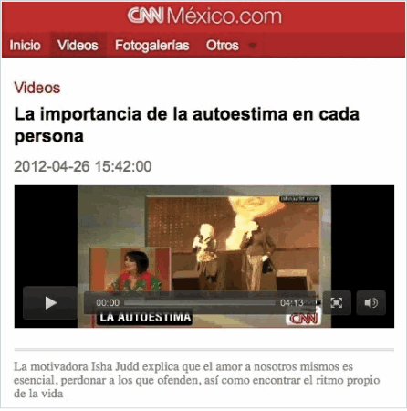 CNN en Español Entrevista en NotiMujer 26 de abril 2012 Ver nota en cnnmexico.com