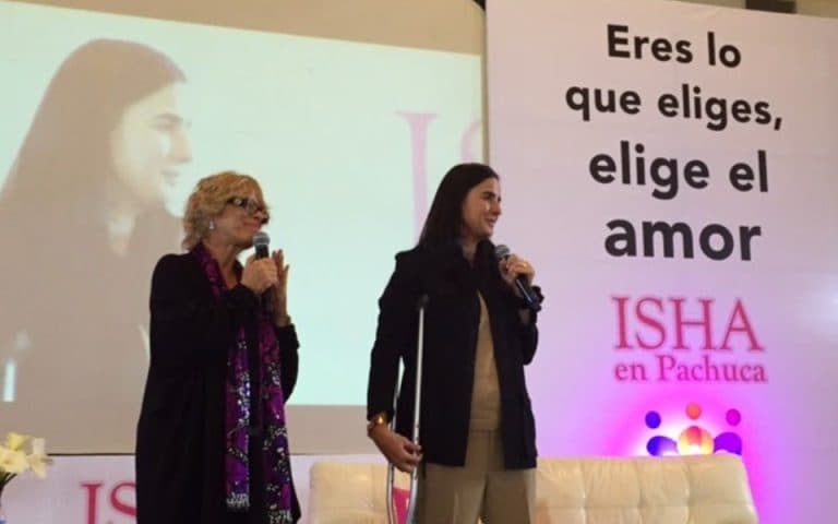 Isha en Pachuca Queremos contarles lo que está sucediendo en Pachuca, porque la verdad es algo nuevo y maravilloso! Luego de que Isha hiciera su seminario este pasado mes de febrero, las personas que 