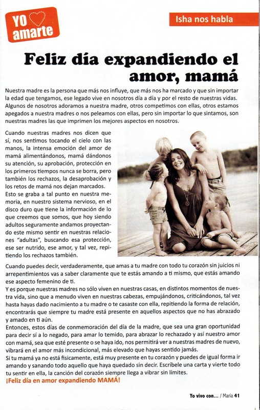 Revista María, Diario La Hora, Chile