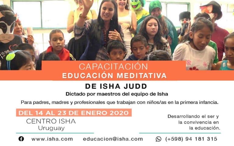 Capacitación Educación Meditativa 14 al 23 de Enero 2020