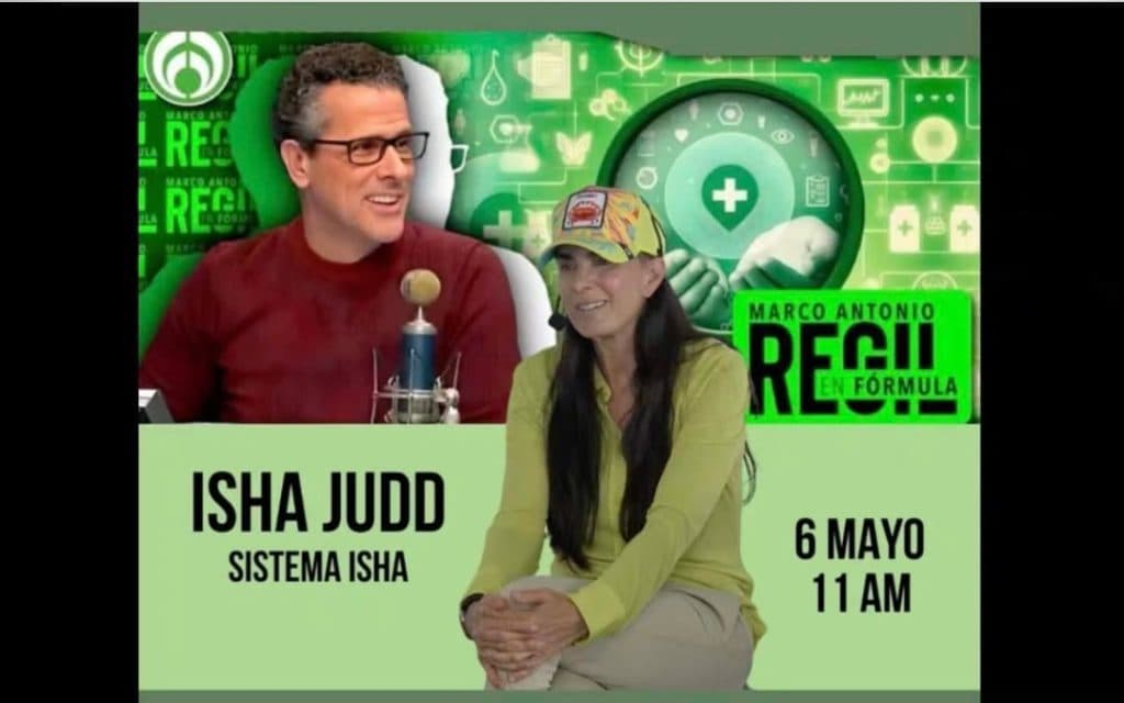 Isha Judd con Marco Angonio Regil Mayo 2025