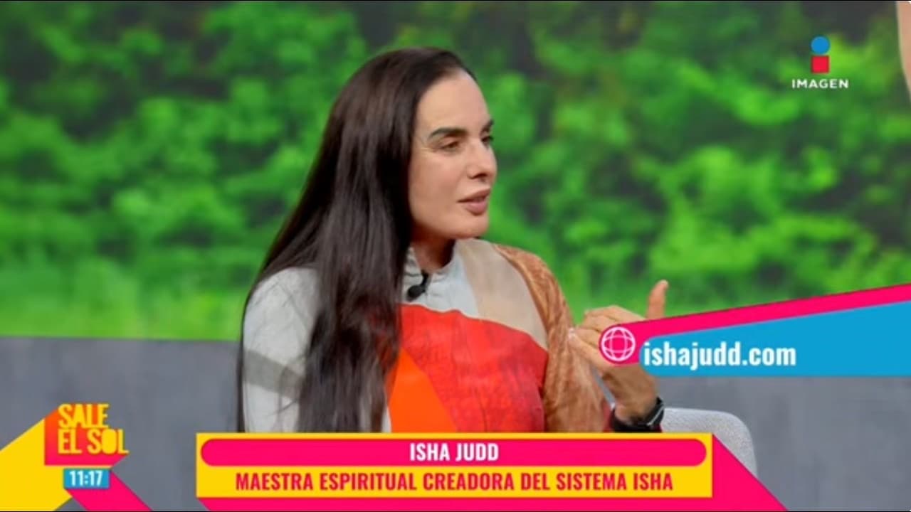Isha Judd visitó el matutino Sale el Sol, de Imagen Televisión, para hablar de por qué cuesta tanto habitar el momento presente y cómo la Unificación limpia la ventana desde la que miramos el mundo.