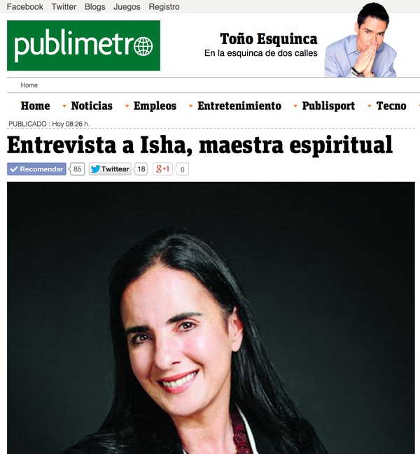 Isha fue entrevistada por el conocido periodista mexicano Toño Esquinca, hablando sobre su nueva propuesta educativa. Pueden leer la entrevista completa aquí