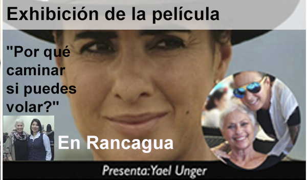 Exhibición de la película “Por qué caminar si puedes volar?” En Rancagua, Chile