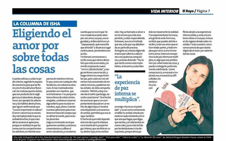 Eligiendo el amor por sobre todas las cosas