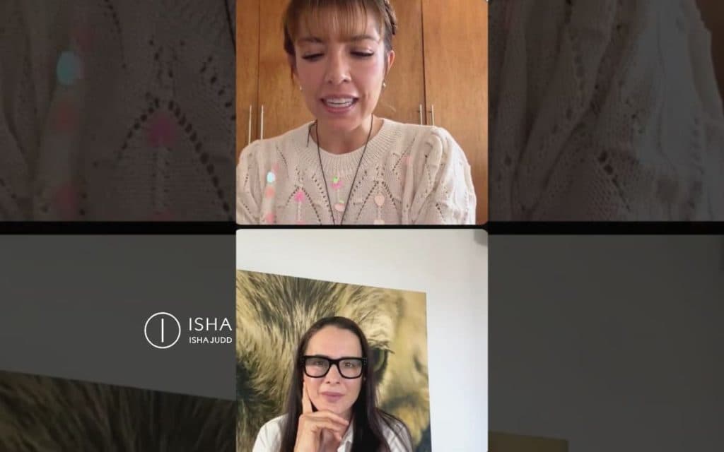 IG Live plática con Isha Judd y Nora