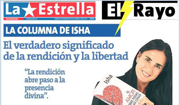 “El verdadero significado de la rendición y la libertad” por Isha Judd en la revista El Rayo de la Estrella de Valparaíso.