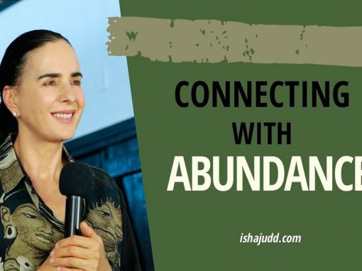 ISHA JUDD TALKS ABOUT HOW TO CONNECT MORE WITH ABUNDANCE. DARSHAN APRIL 18TH 2020.
