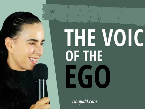 ISHA JUDD TALKS ABOUT THE VOICE OF THE EGO. DARSHAN MAY 1ST 2020.