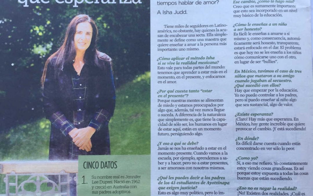 Periódico Reforma México: Hay más que esperanza