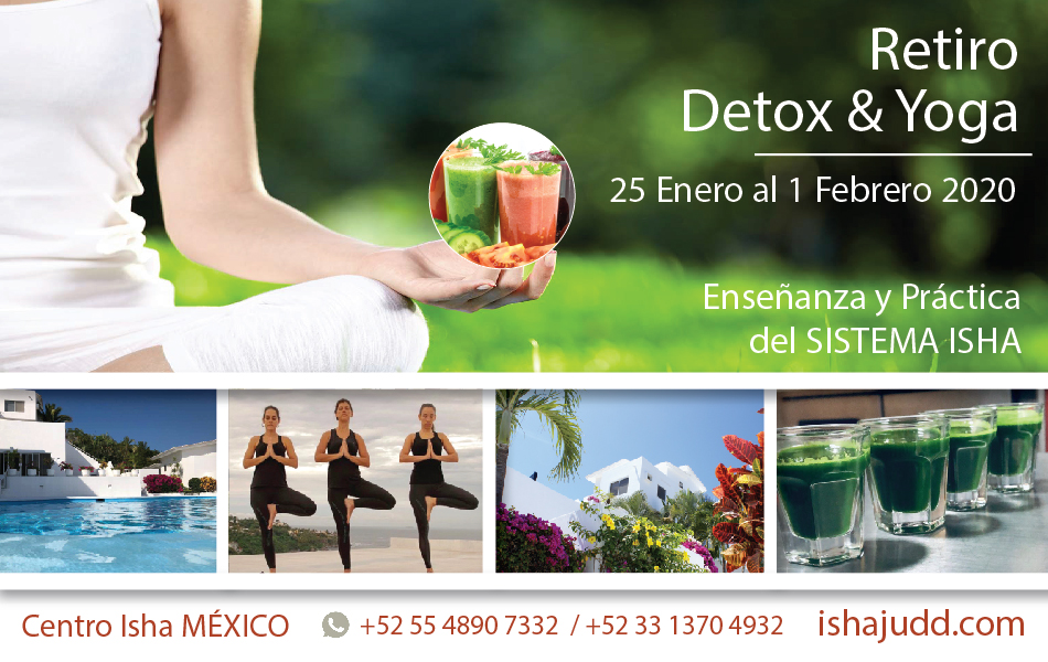 Retiro de Detox en el Centro Isha México del 25 de Enero al 1 de febrero